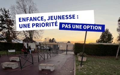 Enfance, jeunesse : une priorité, pas une option